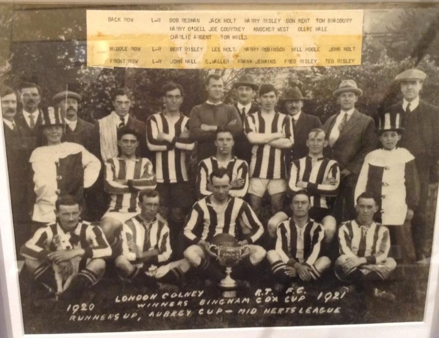 London Colney FC team photograph, 1920