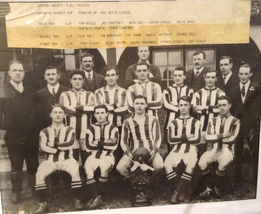 London Colney FC team photograph, 1921