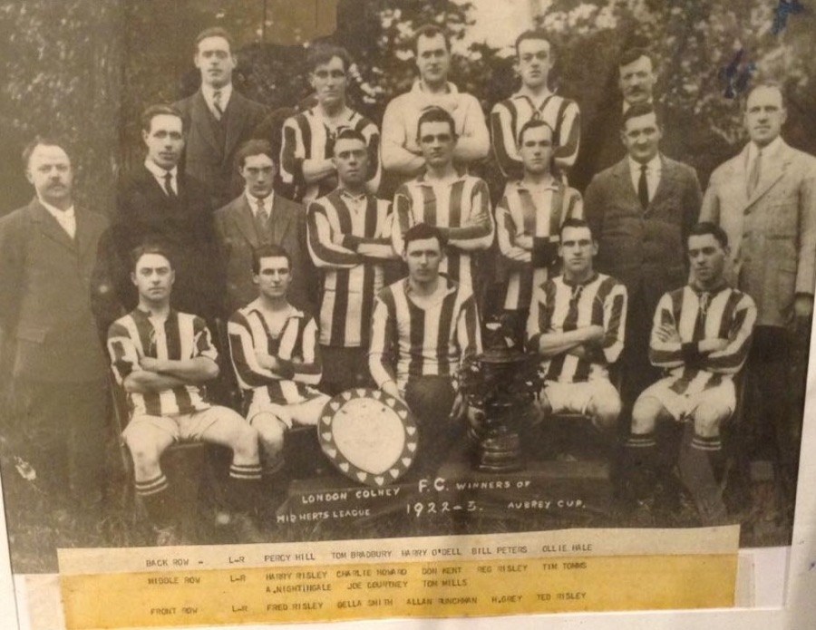 London Colney FC team photograph, 1922