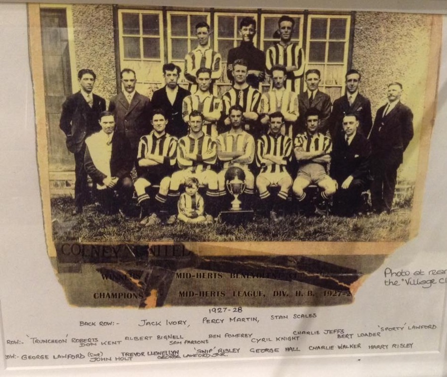 London Colney FC team photograph, 1927