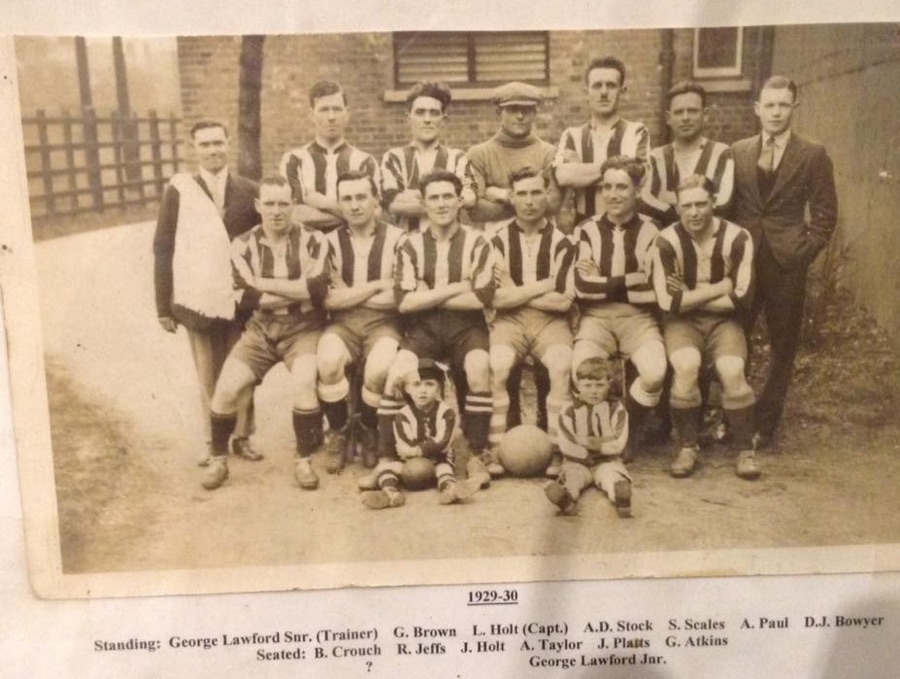 London Colney FC team photograph, 1929