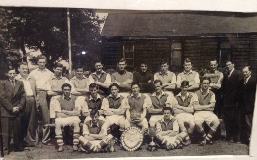 London Colney FC team photograph, 1953
