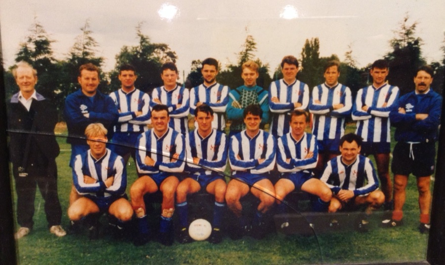 London Colney FC team photograph, 1992