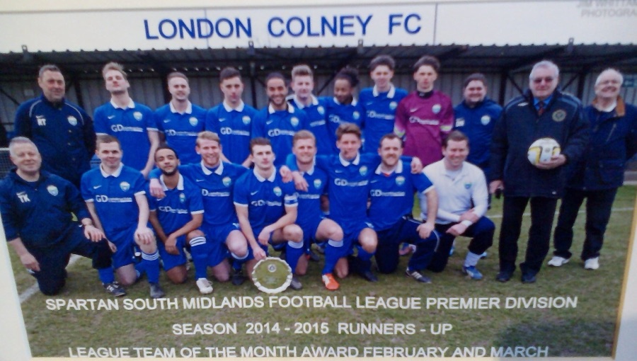 London Colney FC team photograph, 2014