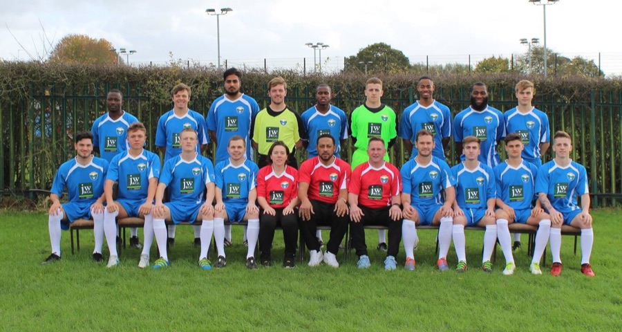 London Colney FC team photograph, 2016 — Spartan Premier champions