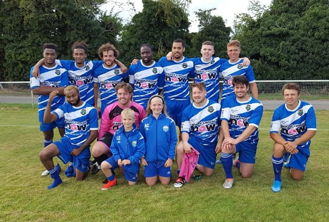 London Colney FC team photograph, 2019