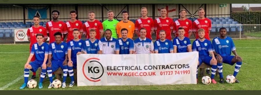 London Colney FC team photograph, 2020